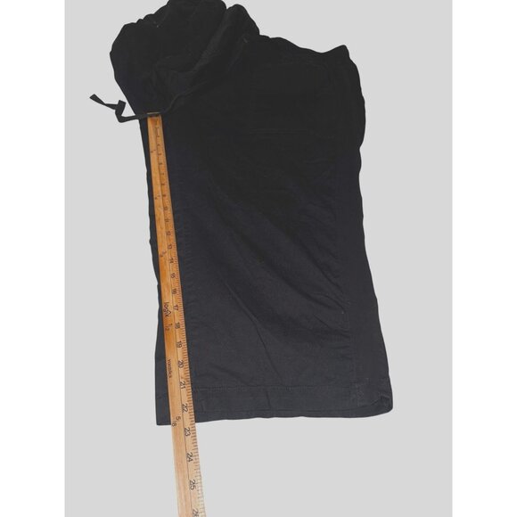 Lane Bryant Black Cropped Pants 22/24 Cotton Spandex Womens Plus Size - Picture 6 of 8